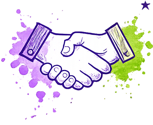 Handshake illustration